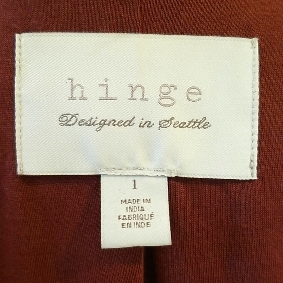 Hinge Whiskey Brown Leather Jacket - Picture 6 of 7